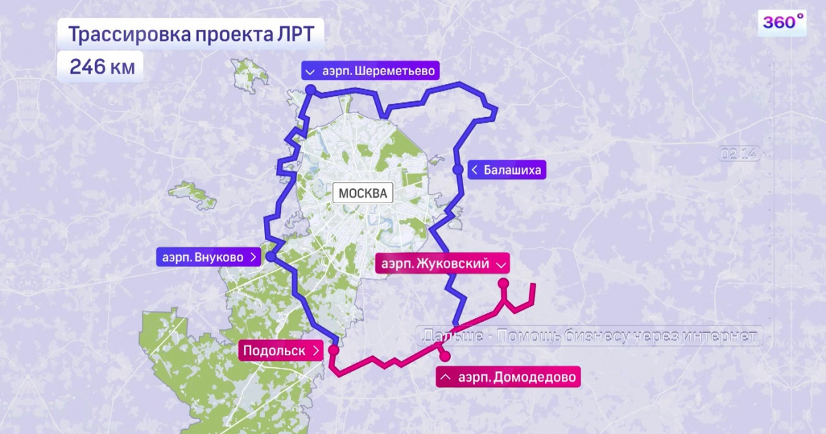 Схема строительства легкого метро в московской области