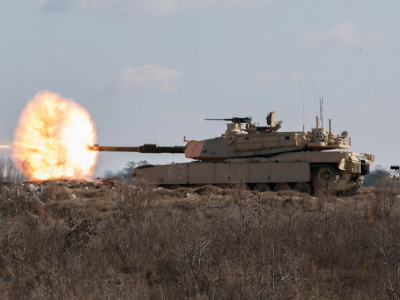 Российские бойцы сожгли первый знаменитый американский танк Abrams