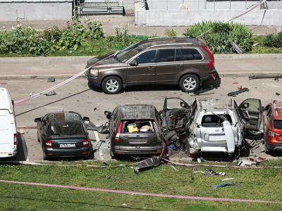 Стало известно состояние военного, подорванного в автомобиле в Москве